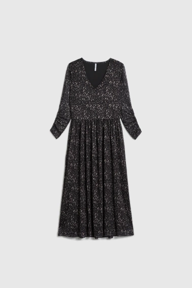 Sukienka midi czarna