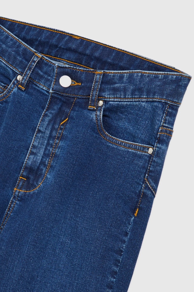 Jeansy z prostą nogawką niebieskie