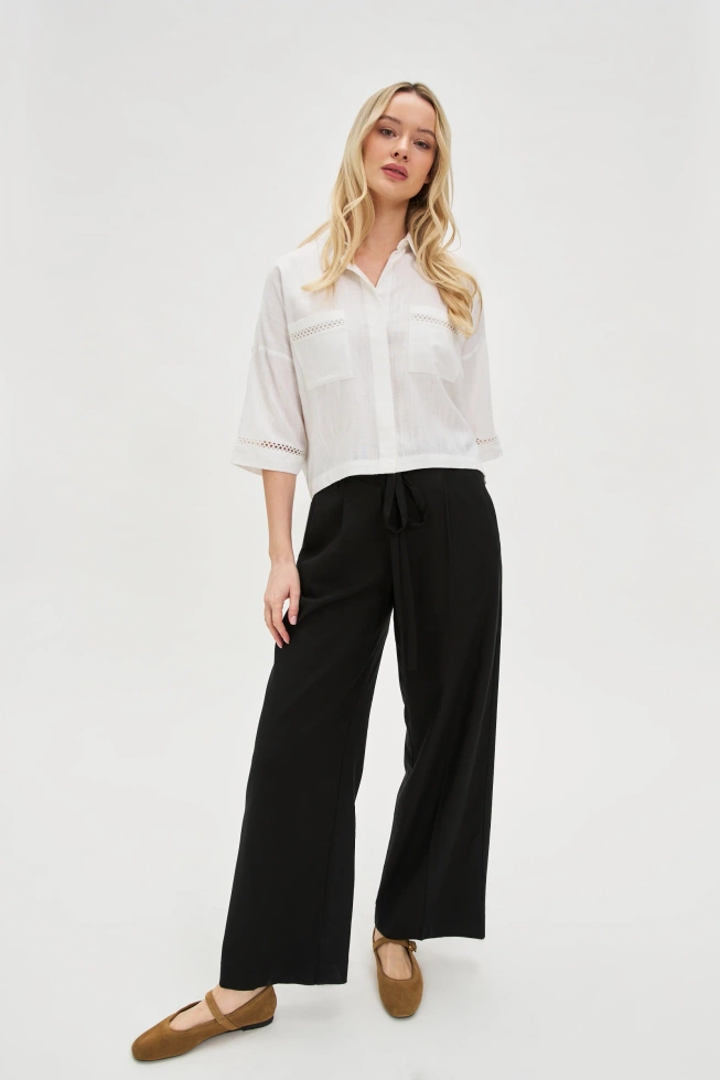 Krótka koszula biała