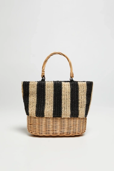 Torebka koszyk beżowa