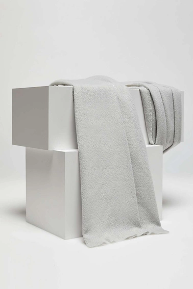 Gładki szalik szary