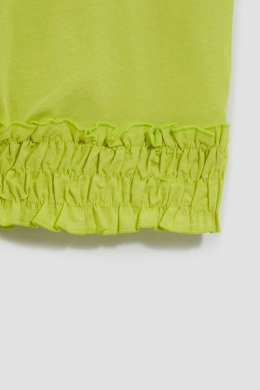 Gładka bluzka neonowa