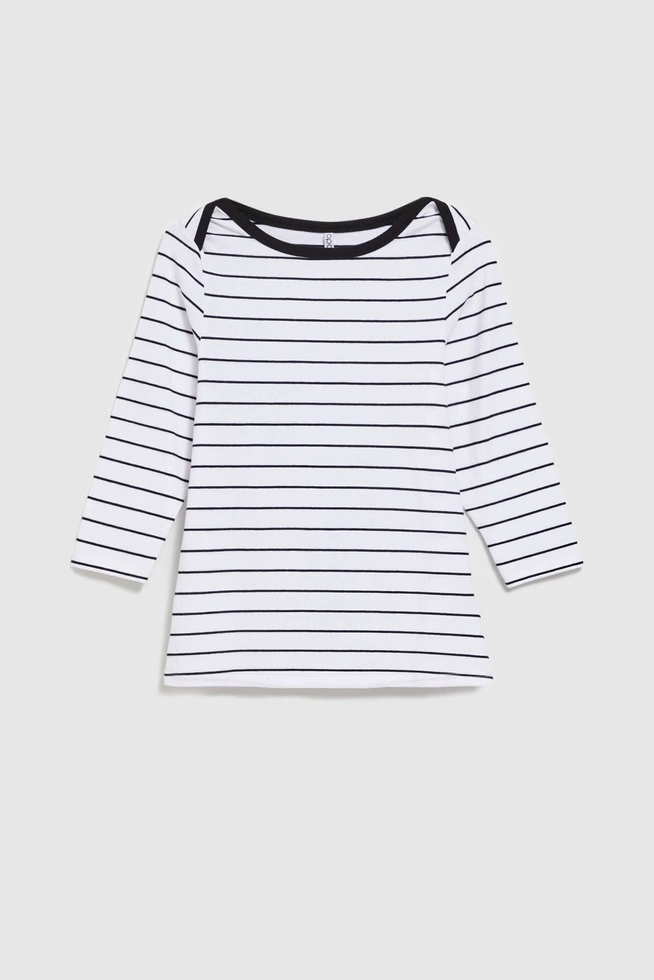 Bluzka biała w paski