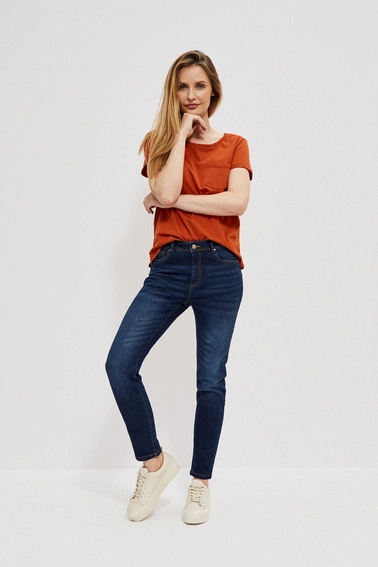 Jeansy rurki szafirowe