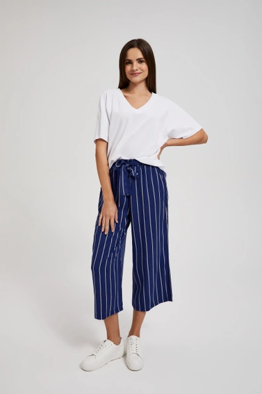 Kuloty w paski granatowe