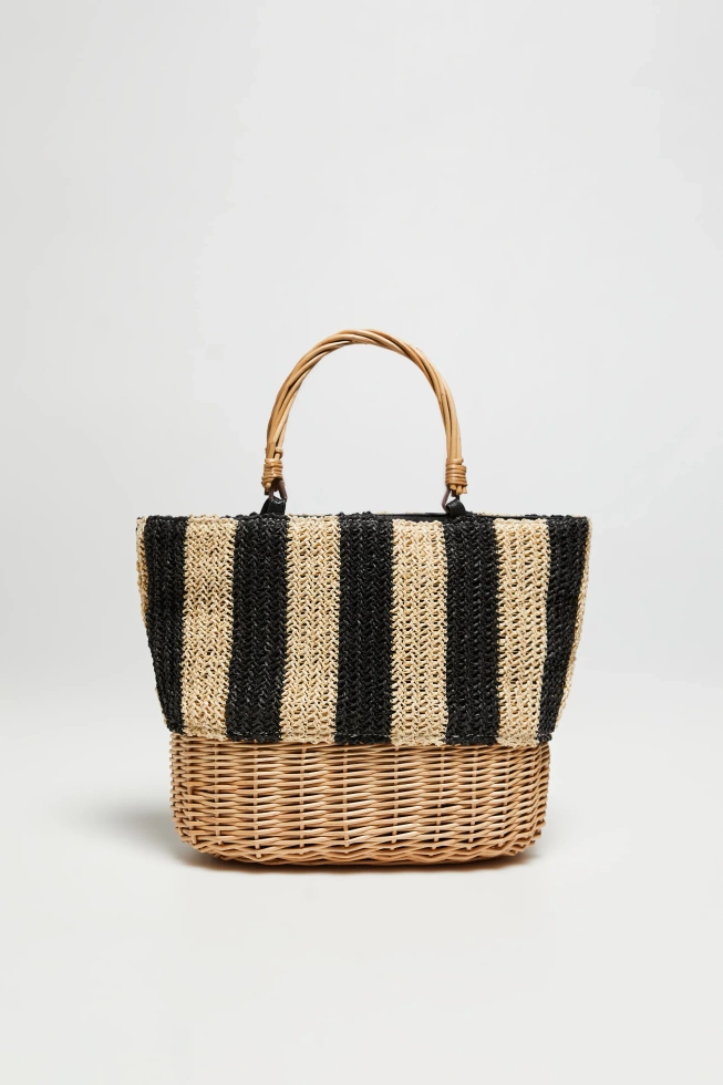 Torebka koszyk beżowa