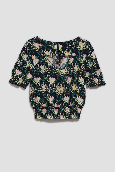 Koszula z kwiatowym printem 
