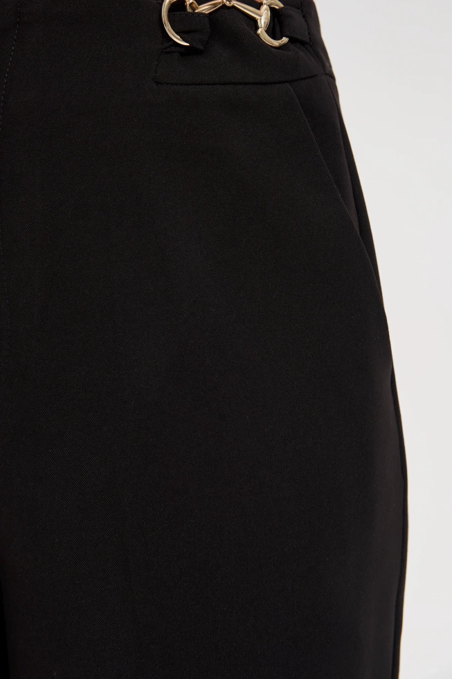 Spodnie z szerokimi nogawkami czarne