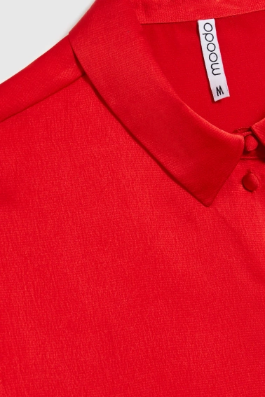 Koszula gładka czerwona