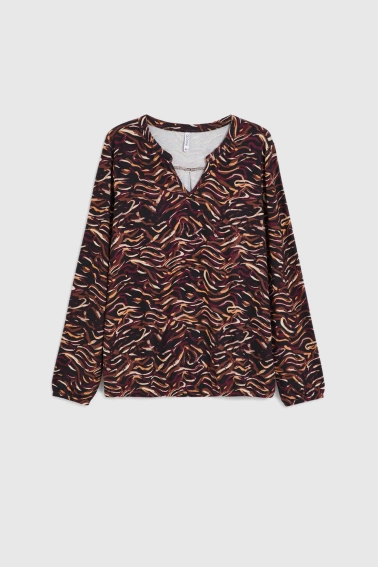 Sweter z długimi rękawami czarny