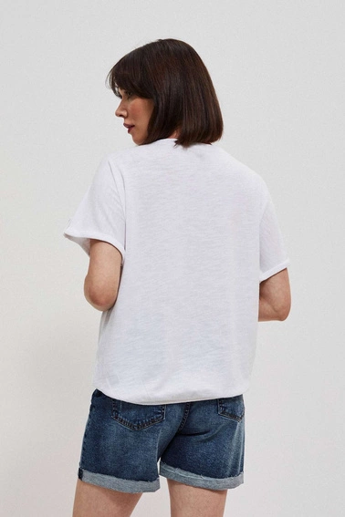 Bawełniana bluzka biała