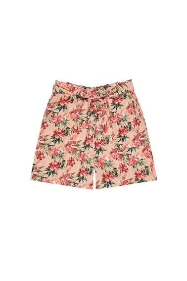 Bawełniane szorty w kwiaty