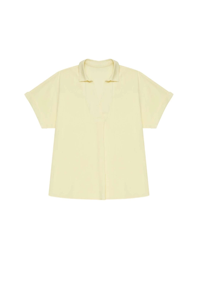 Luźna bluzka koszulowa