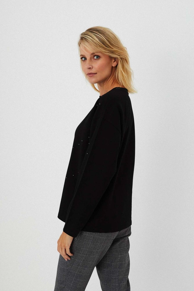 Bluza czarna z dżetami