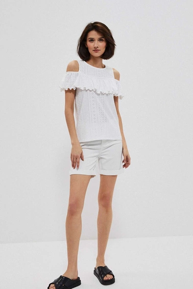 Bluzka cold arms z falbaną