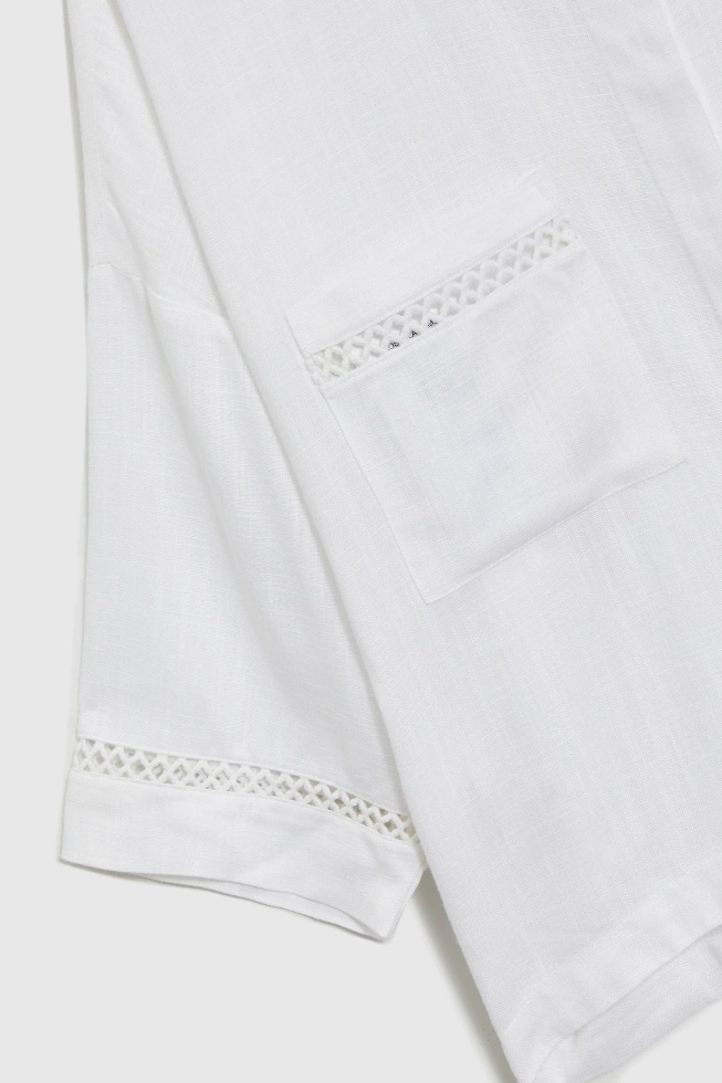 Krótka koszula biała