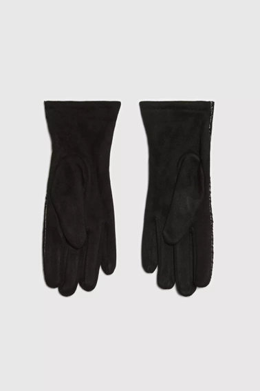 Rękawiczki z pikowaniem czarne