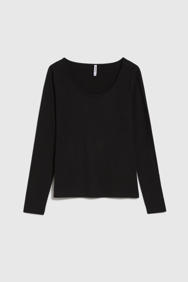 Bawełniana bluzka czarna