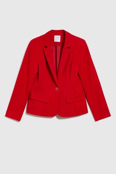 Krótka marynarka czerwona