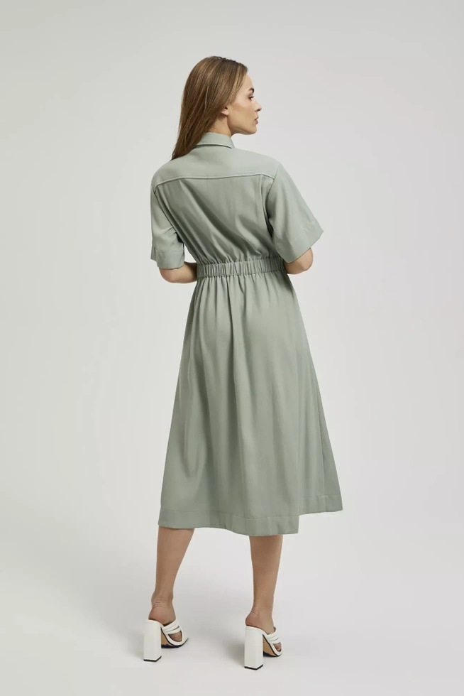 Szmizjerka z krótkimi rękawami oliwkowa