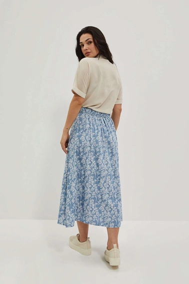 Spódnica lyocell z kwiatowym printem