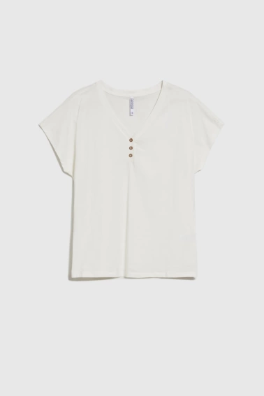 Bluzka z bawełny biała