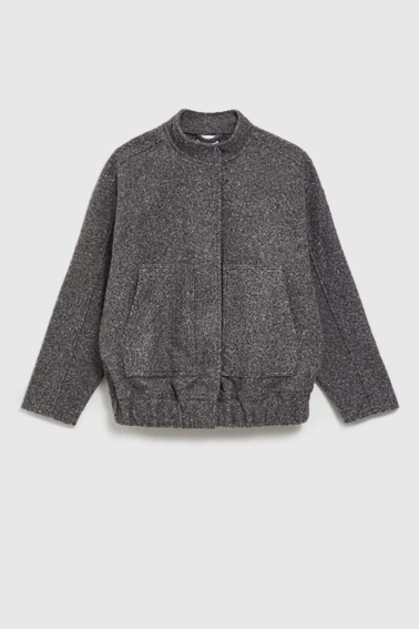 Kurtka wiosenna zapinana na zamek szara