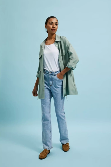 Letnia kurtka oliwkowa