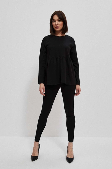 Bawełniana bluzka z falbaną