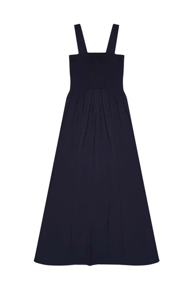 Sukienka maxi granatowa