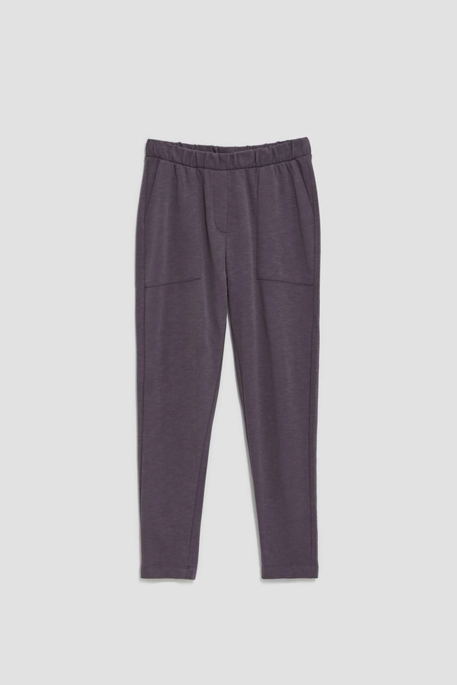 Gładkie spodnie dresowe z kieszonkami