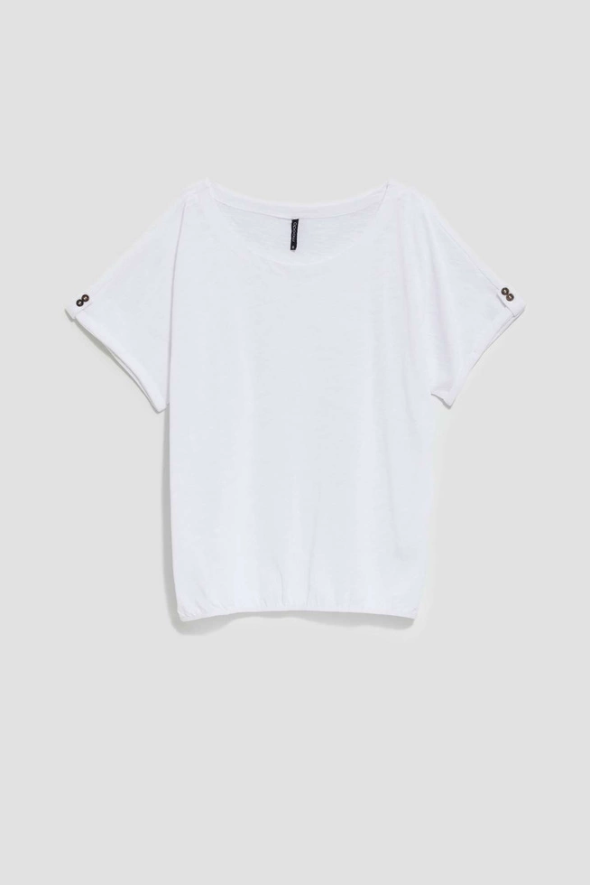 Bawełniana bluzka biała