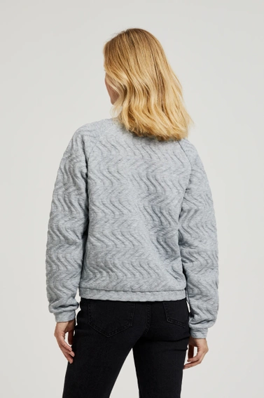 Rozpinana bluza szara 