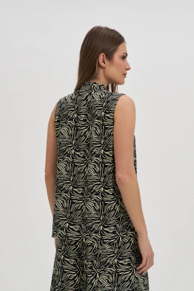 Koszula z wiskozy czarna