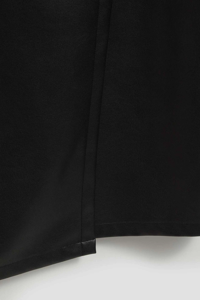 Spódnica midi z imitacji skóry