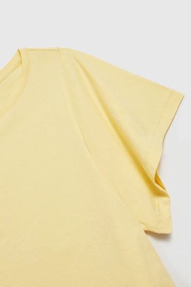 Bluzka z szerokimi rękawami żółta
