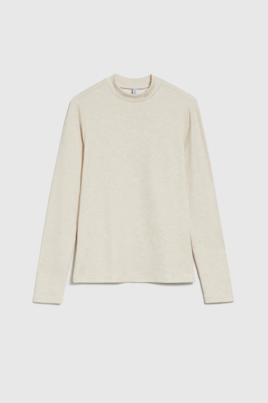 Bluzka z golfem beżowa