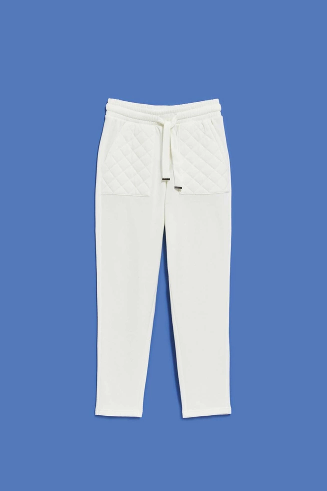 Spodnie dresowe z pikowanymi kieszeniami