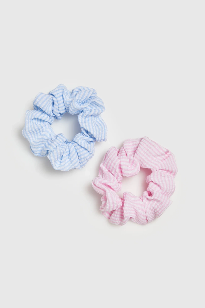 Zestaw dwóch gumek w paski