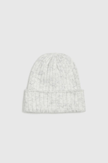 Czapka szara z dodatkiem wełny