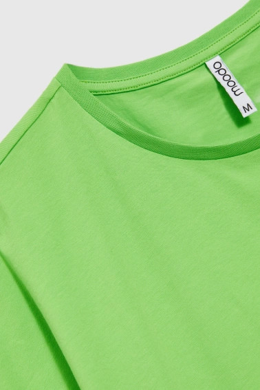 Gładka bluzka zielona