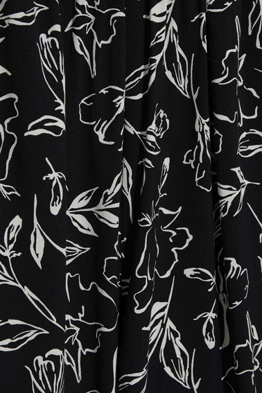 Spodnie z nadrukiem kwiatów