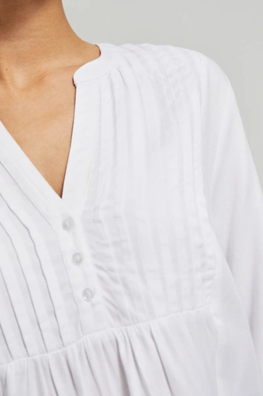 Koszula z długimi rękawami biała  