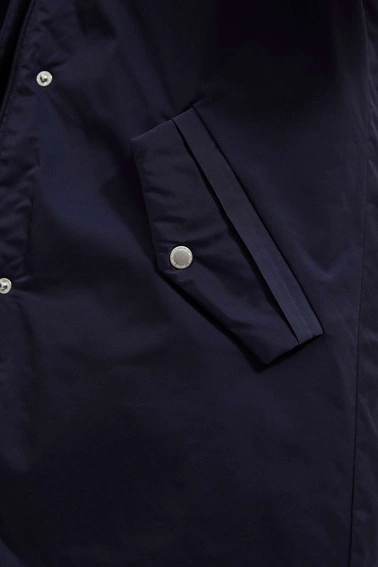 Pikowana kurtka z kapturem 