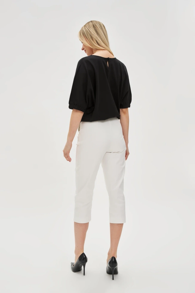 Spodnie rybaczki białe