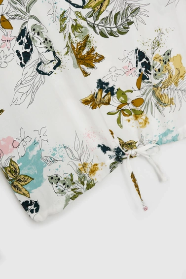 Wiskozowa koszula biała