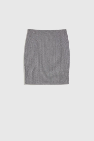 Ołówkowa spódnica szara 