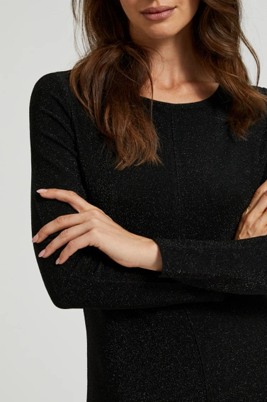 Elegancka sukienka maxi czarna