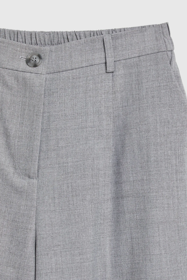 Spodnie w kant szare