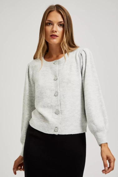 Kardigan z ozdobnymi guzikami
